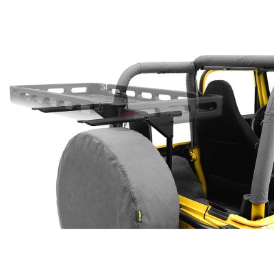 2007 2015 Jeep Wrangler (JK) Cargo Rack Mounting Kit   Bestop, Direct Fit, Rack Tray NOT Included, Inside