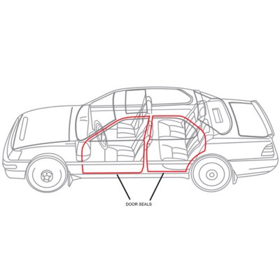 2004 2012 Chevrolet Colorado Weatherstrip Seal   Fairchild Industries 